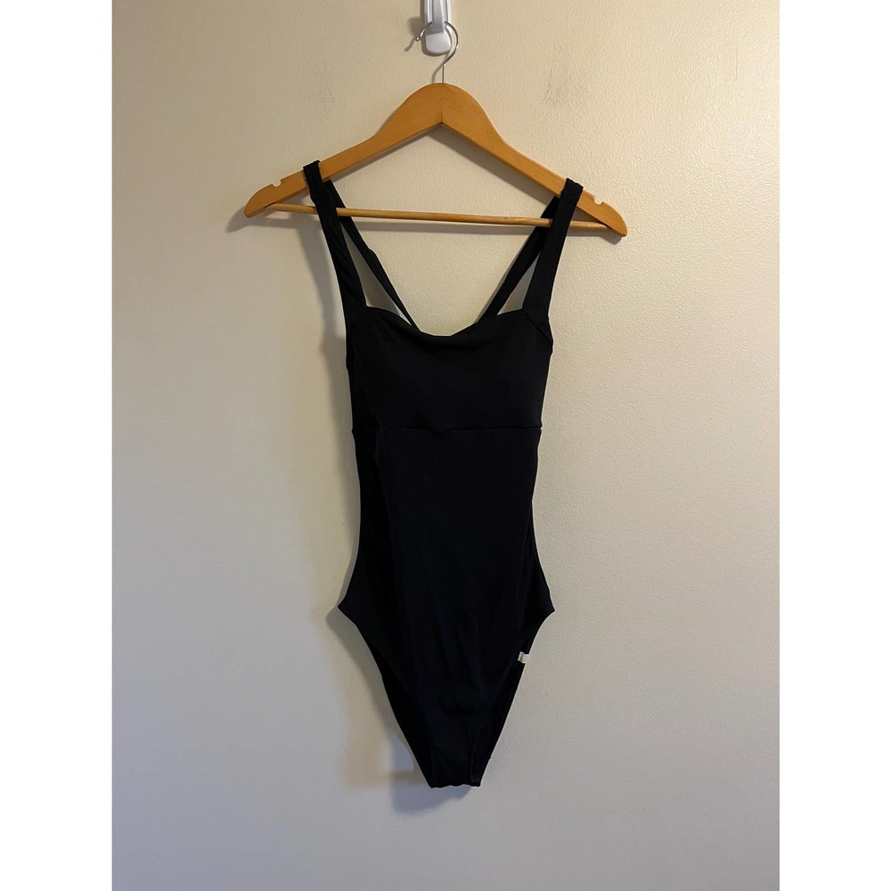 Summersalt Maternity Crossback Black One Piece